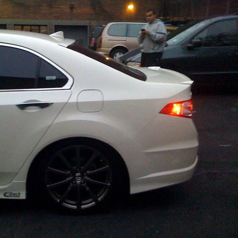 Используется для acura TSX спойлер 2009-2012 TSX спойлер для губ высокого качества ABS Материал заднее крыло автомобиля праймер цветной спойлер для acura TSX