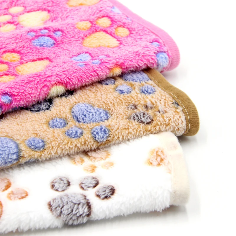Amy 2 размера мягкое Флисовое одеяло для собак кошек щенков кроватей милый