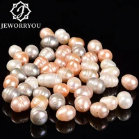 2019 new fasion beads diy making for women natural freshwater pearl 5610mm oval stone beads making jewelry bracelet earring