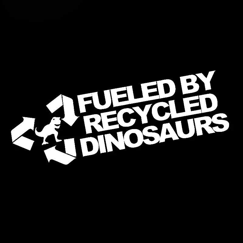 Наклейка с переработанными динозаврами Стилизация автомобиля забавная гонка Jdm