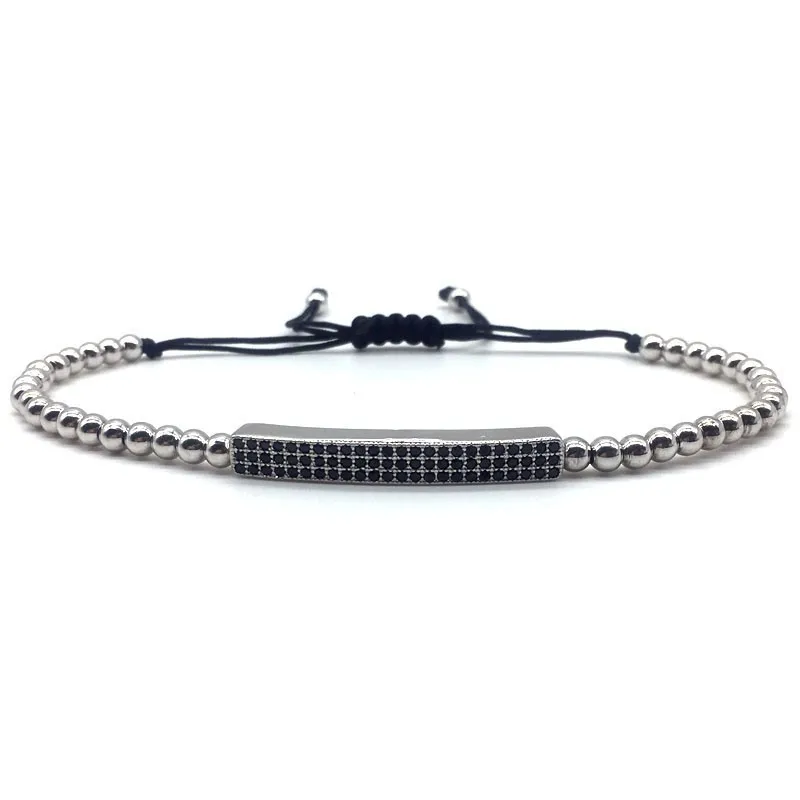 Новинка 2020 модный браслет с подвесками для мужчин и женщин длинный кубический