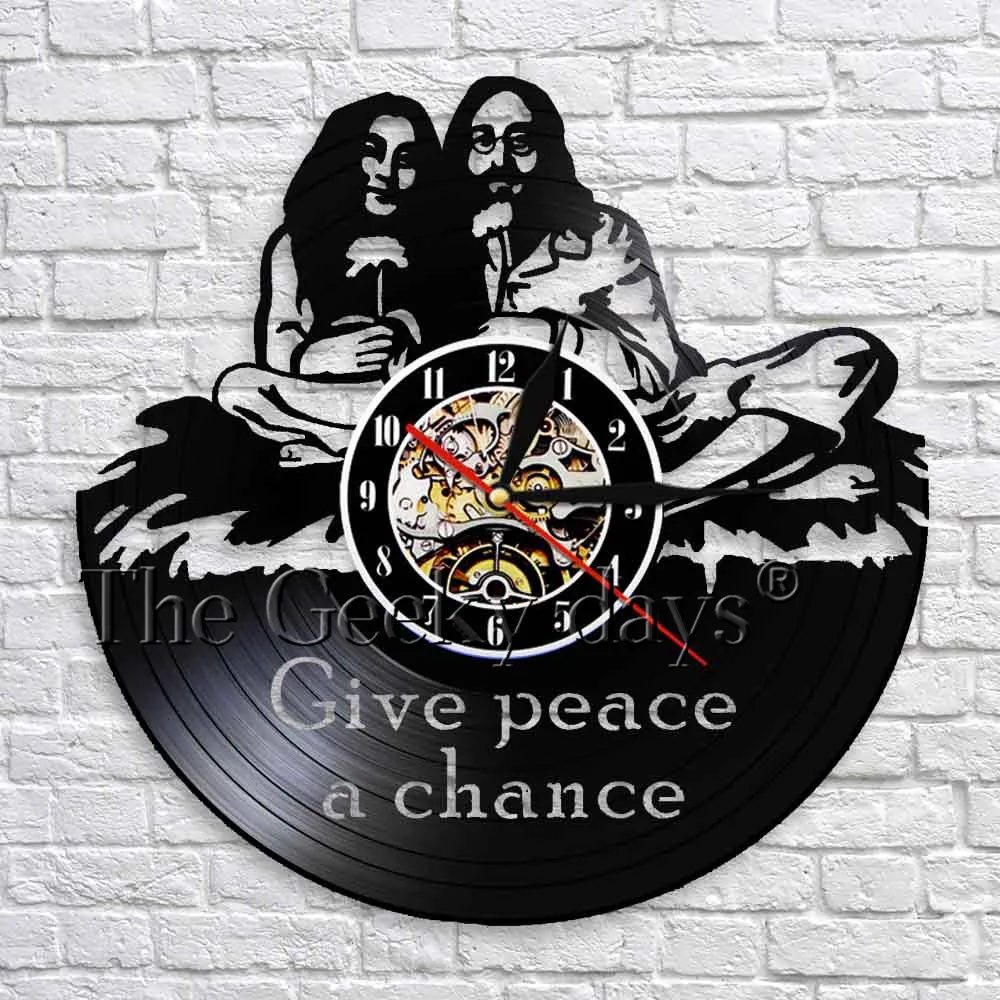 Настенные часы с виниловой пластиной 1 шт.|Настенные часы| |