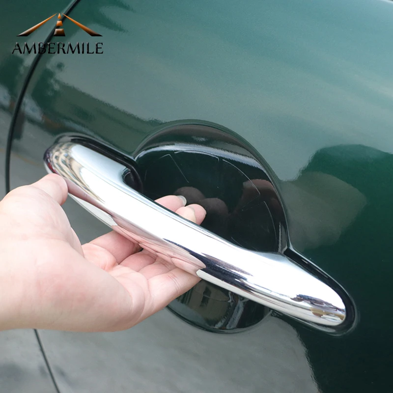 AMBERMILE 4pcs Car Door Handle Protective Film Scratch Resistant for Mini Cooper Countryman R55 R56 R60 F56 F55 F60 Accessories - купить по