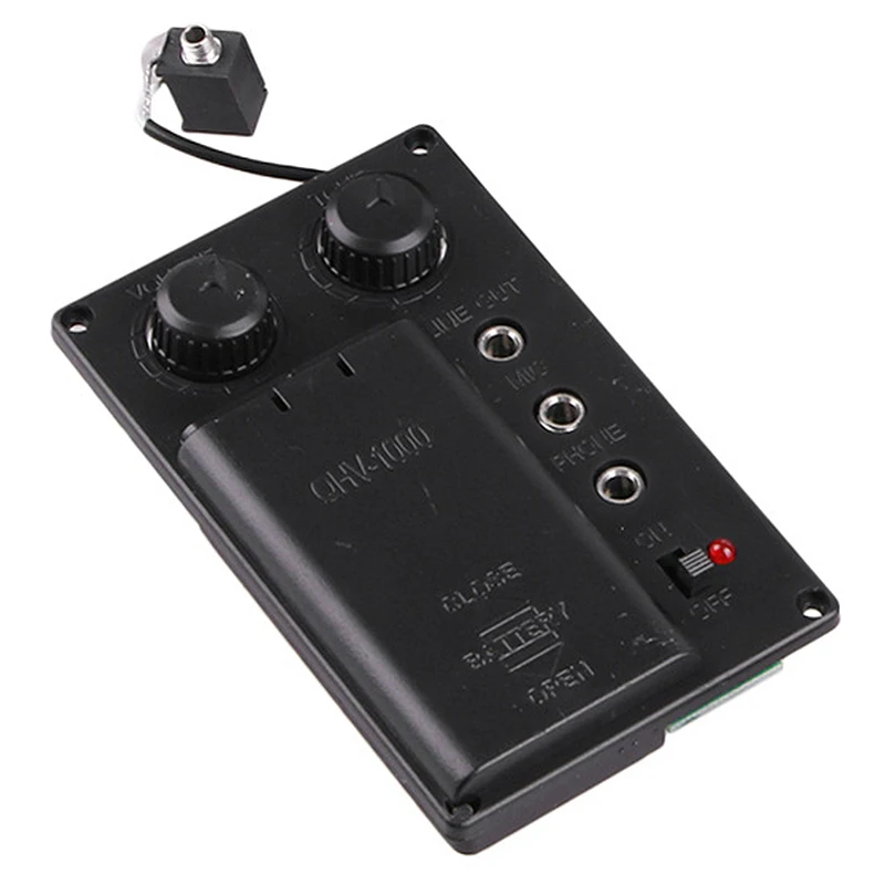 

Electric Violin Silent Eq Pickup Piezo With Headphone And Plug Hole Cable Set