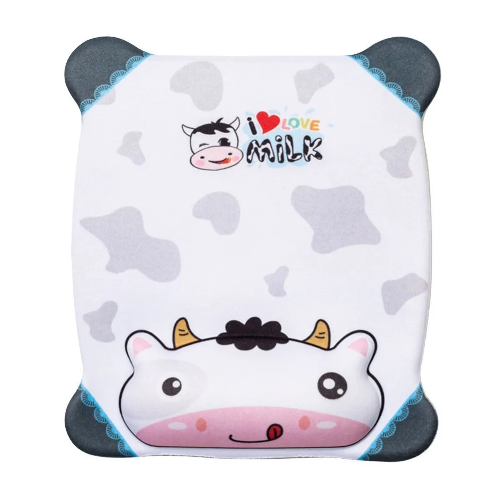 Cattle 205*250mm Cartoon Silicone Soft Laptop Mouse Pad Wrist Cushion, Durable, Comfortable And Soft Mouse Pad - Цвет: Cattle