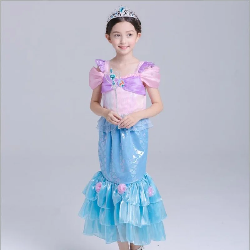 Детский Макияж для вечеринки по случаю Хэллоуина платье с блестками девочек