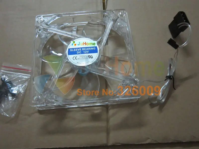 Вентилятор 120 мм 12 см вентилятор корпуса 4 цвета LED для блока питания компьютера