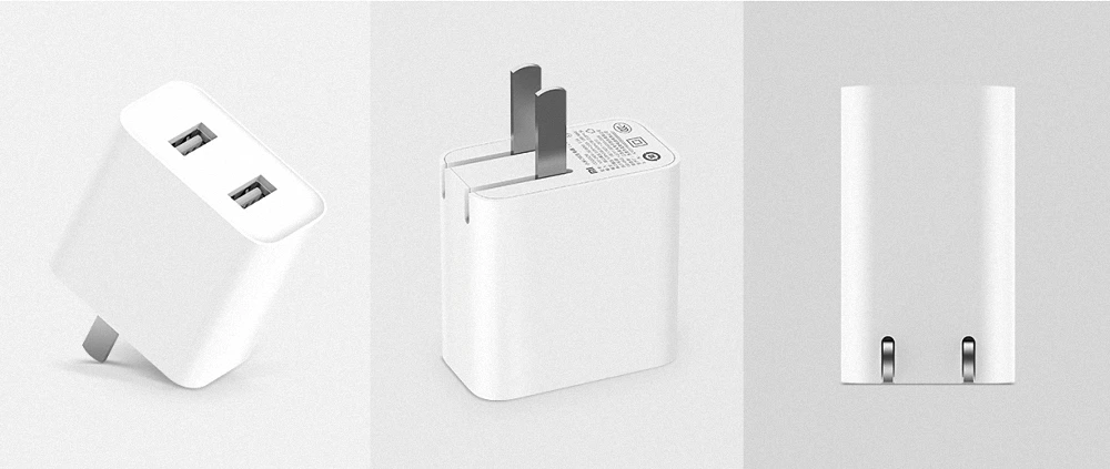 Оригинальное быстрое зарядное устройство Xiaomi USB 3 0 QC3.0 настенное 2USB 18 20 Вт MI dual usb