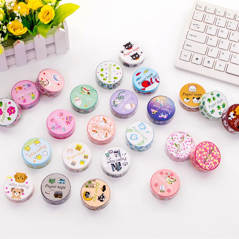 1,5 см* 7 м свежий Kawaii Васи маскирующая лента альбом Скрапбукинг Декор васи лента школьные принадлежности канцелярские палочки этикетки