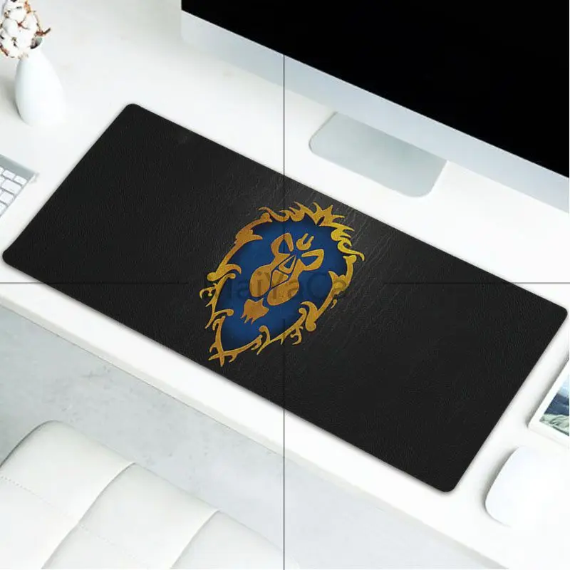 LockEdge 30X90cm MaiYaCa, дизайн, логотип World of Warcraft, индивидуальный игровой коврик для мыши для ноутбука, большой игровой коврик для мыши, коврик для клавиатуры - Цвет: LockEdge 30X90cm