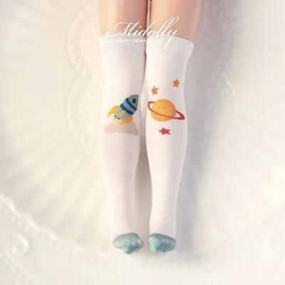 E Милые кукольные носки кукольные чулки, доступные для Blyth кукла азон Dal momoko лати JB куклы аксессуары - Цвет: E