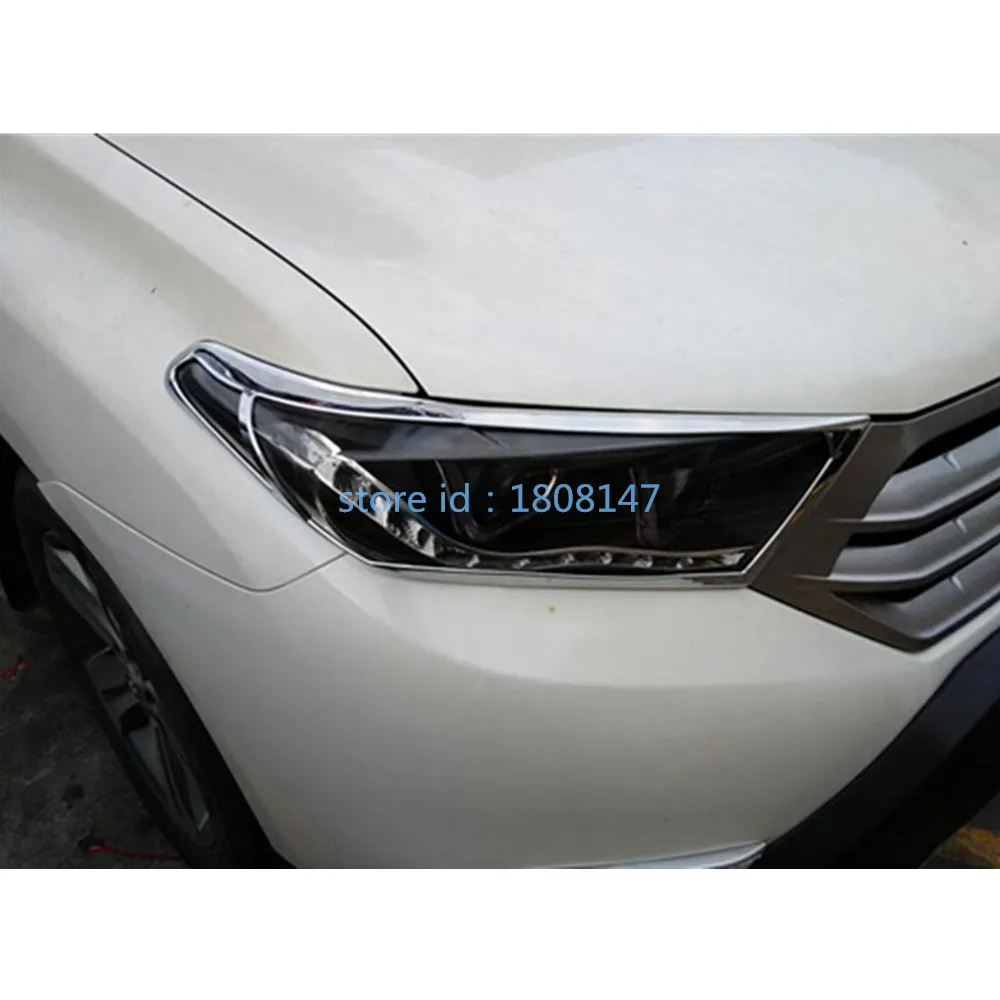 Передняя фара автомобиля капот лампы молдинг детектор рамка палка ABS