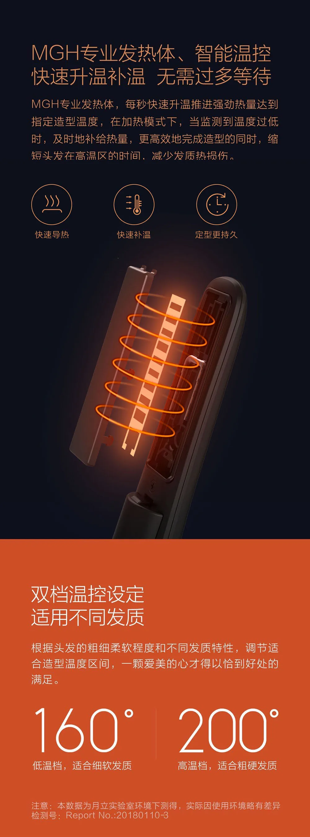 Xiaomi Yueli, беспроводная мини шина, выпрямитель для волос, шина, нано отрицательные ионы, локон для волос, шина, 2500 мАч, аккумулятор, портативная, для путешествий