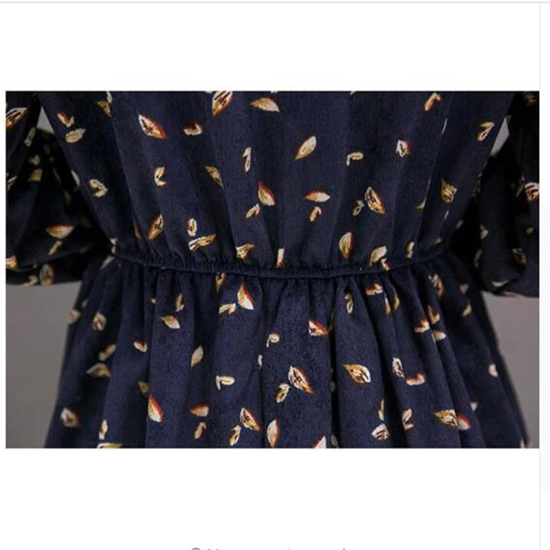 Вельветовое винтажное платье трапециевидной формы с высокой эластичной талией