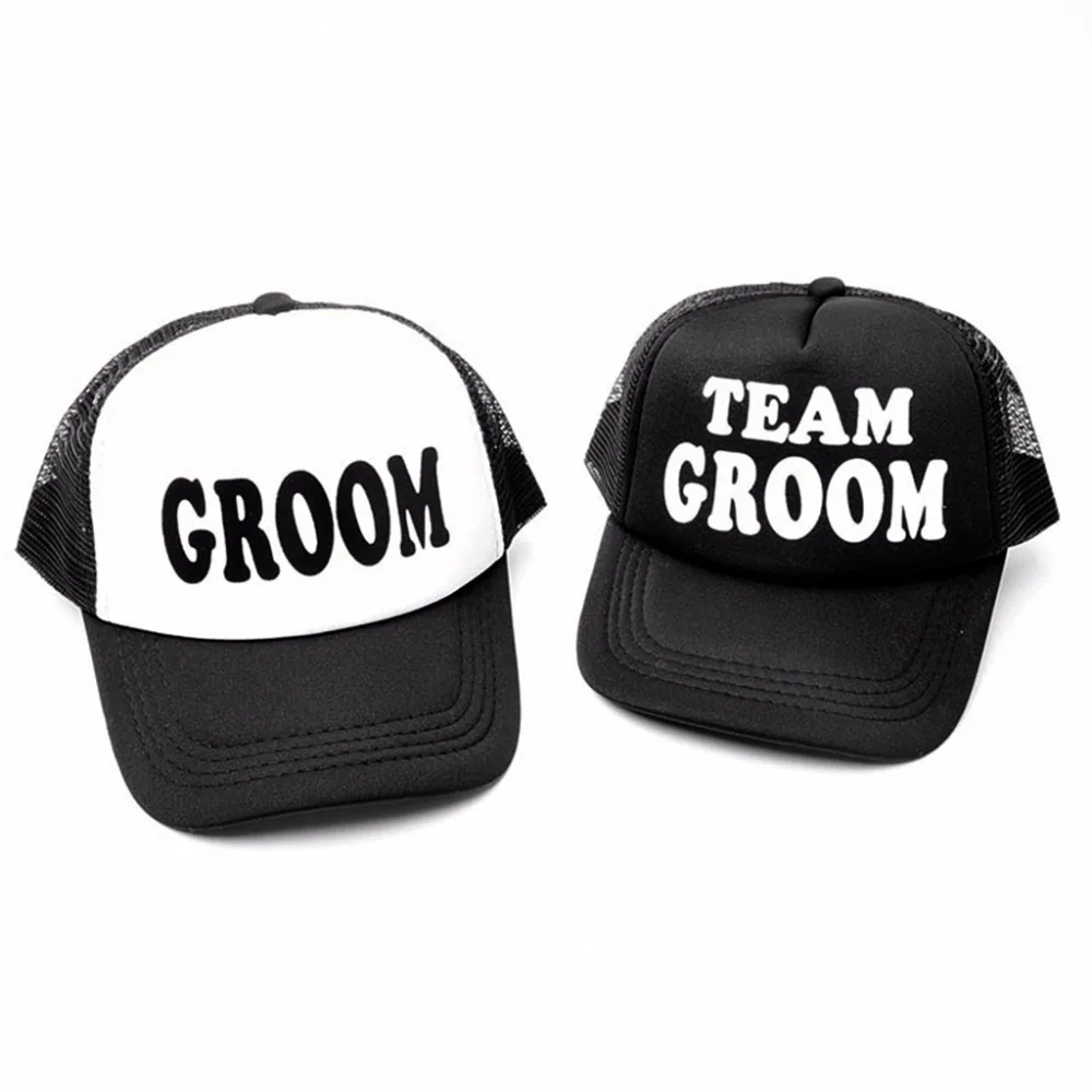 Жениха Drinking Team принт Кепка тракер в Для мужчин хип хоп Snapback Регулируемая