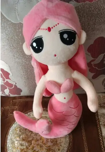 1pc 30cm 40cm 50cm cartoon princess mermaid pacify sleepy plush doll pillow stuffed toy children girl bed gift | Игрушки и хобби