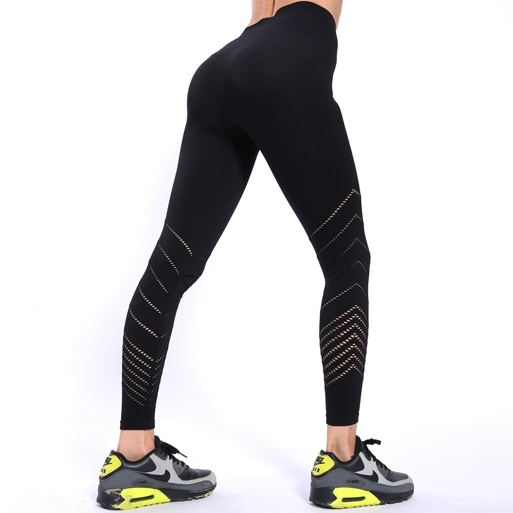 L1810 Women's Sports Pants Nylon Quick Dry High Waist Stretch Outdoor Gym Yoga Trousers Running Professional Skinny Leggings | Спорт и