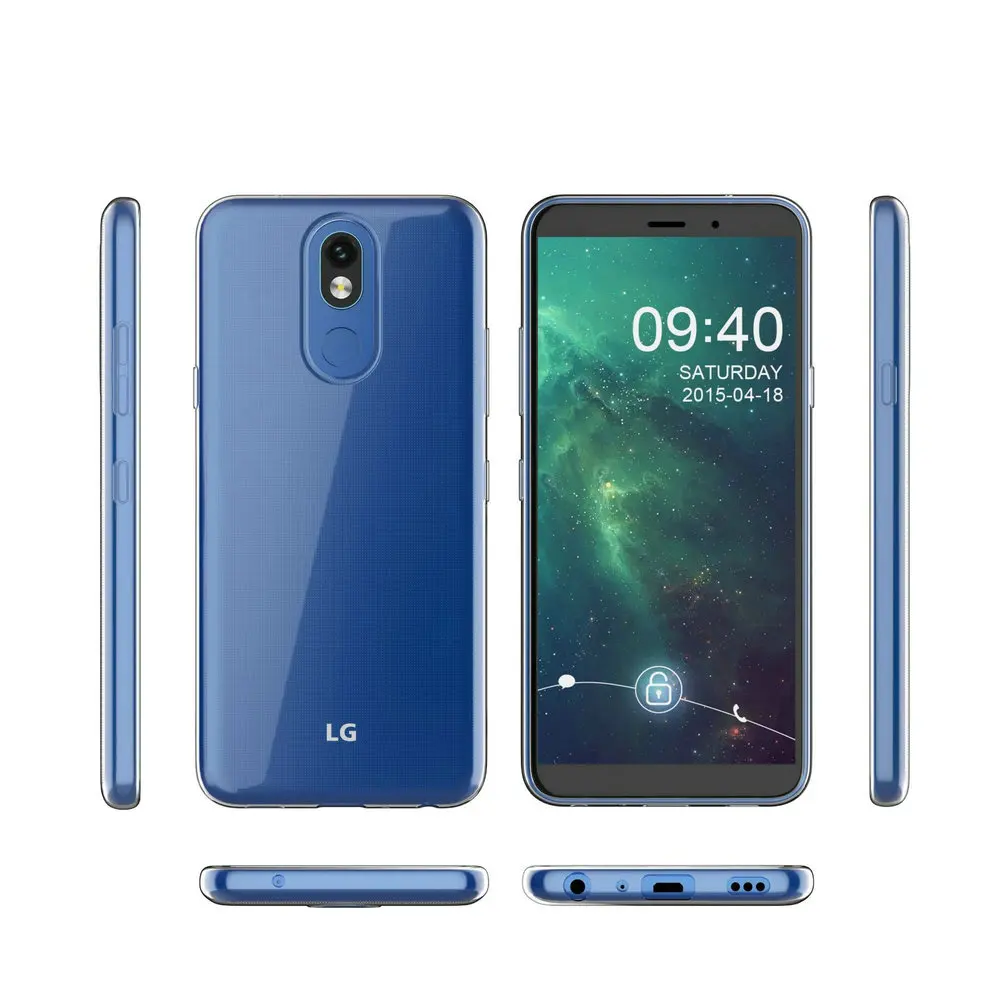 Для LG K40 LM-X420EM LM-X420EMW прозрачный силиконовый чехол для мягкий на заднюю панель