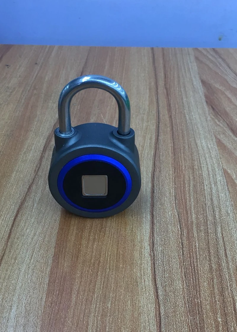Новый маленький и изысканный замок со сканером отпечатков пальцев APP Bluetooth