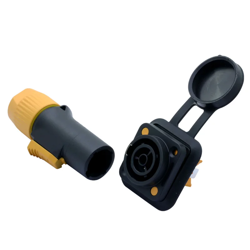 20A авиационный водонепроницаемый Мощность con светодиодный большой экран power Plug