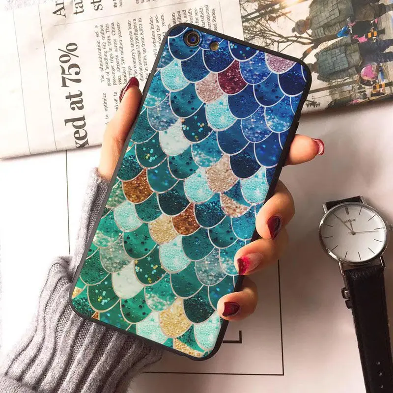 Чехол для телефона MaiYaCa Mermaid fish little чехол iphone 7 7plus X 8 8plus 5s 6s plus 6 | Мобильные телефоны