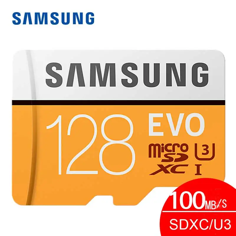 MP128G Samsung карт Micro SD tarjeta карты памяти 64 ГБ 128 ГБ 256 ГБ картао де memoria SDXC UHS-1 4 К HD Class10 TF карты для мобильного телефона Карты памяти - Емкость: MP128G