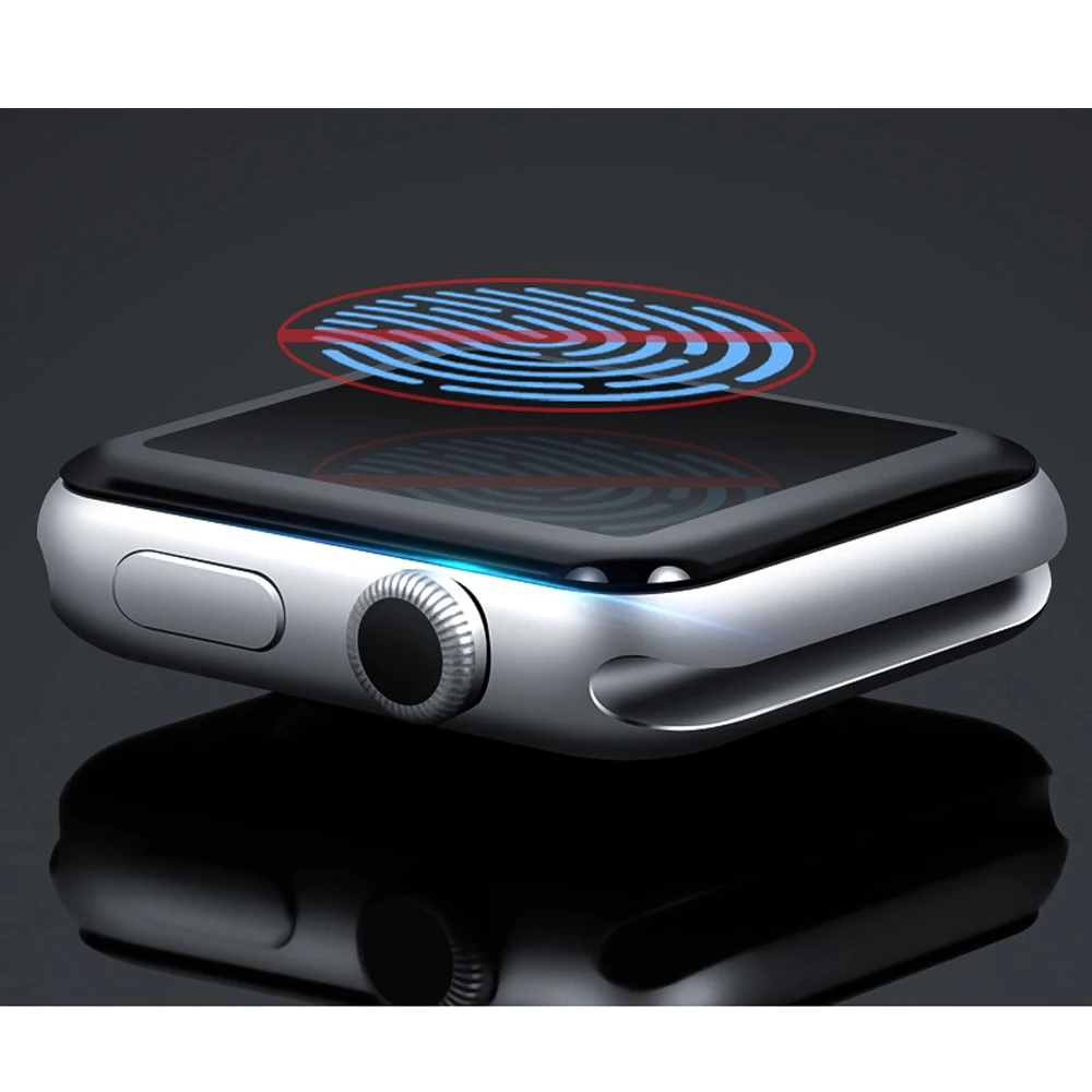Стальная закаленная пленка для apple watch 42мм 38 мм 3D стекло изогнутая поверхность