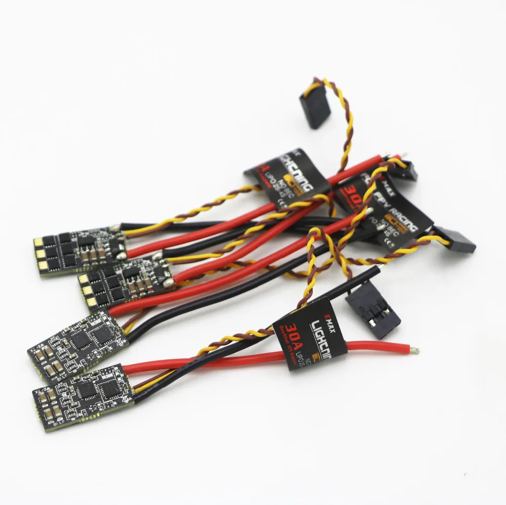 4 шт. EMAX RS2205 2300KV/2600KV бесщеточный двигатель CCW мотор+ Lightning 30A мини набор ESC для RC FPV Racer Drone Quadcopter
