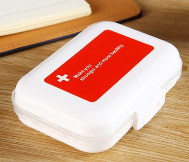Red Портативная коробка для экстренной помощи, маленькая аптечка для путешествий, медицинский набор для дома, мини сумка для хранения лекарств - Цвет: Red