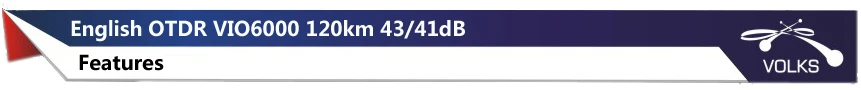 Английский оптиковолоконный тестовый инструмент OTDR 160 км 43/41dB