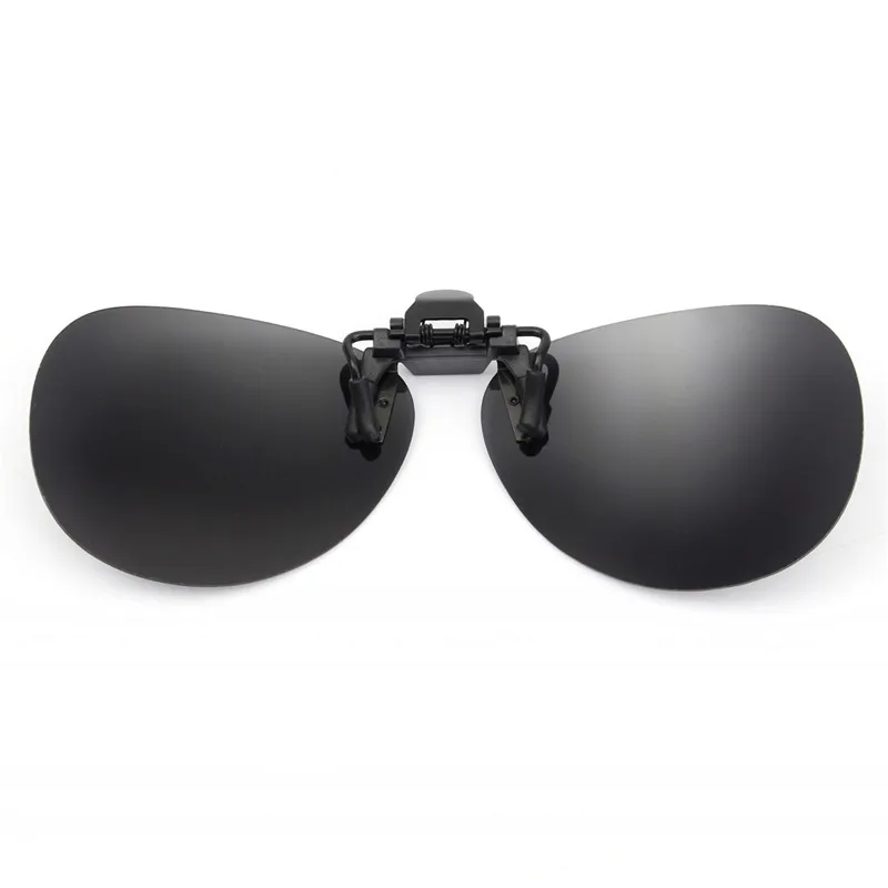 Поляризованные солнцезащитные очки унисекс из поликарбоната с клипсой для