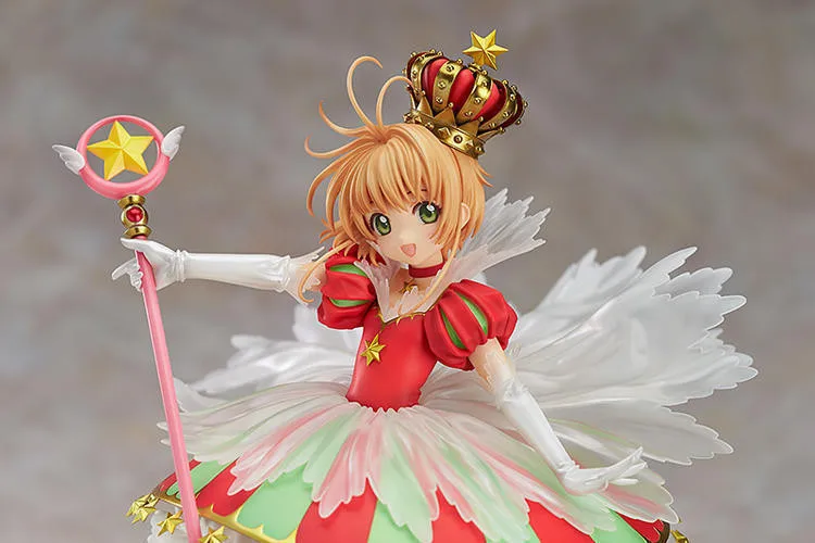 Аниме Cardcaptor Sakura Figma Сакура КИНОМОТО ПВХ фигурку Коллекционная модель игрушки куклы 27 см без коробки