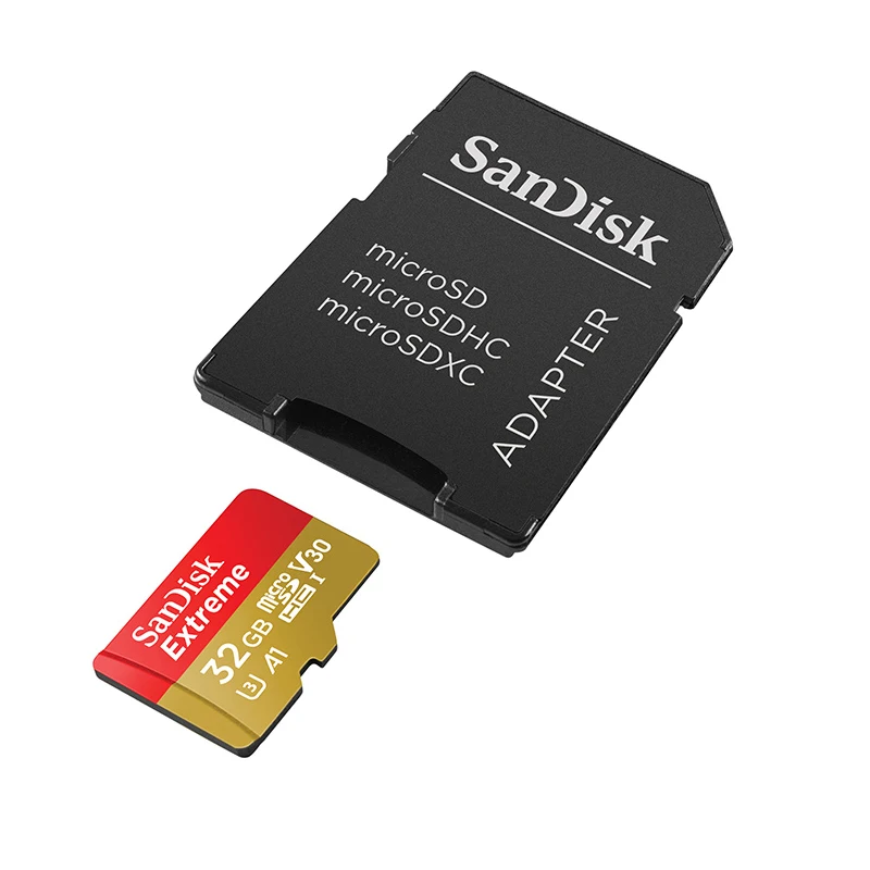 32G A1 100MB SanDisk Extreme и ультра Micro SD Card UHS-I 64 gb 128 gb 256 gb microSDXC C10 U3 V30 A2 32 GB microSDHC A1 TF карты для смартфона - Емкость: 32G A1 100MB