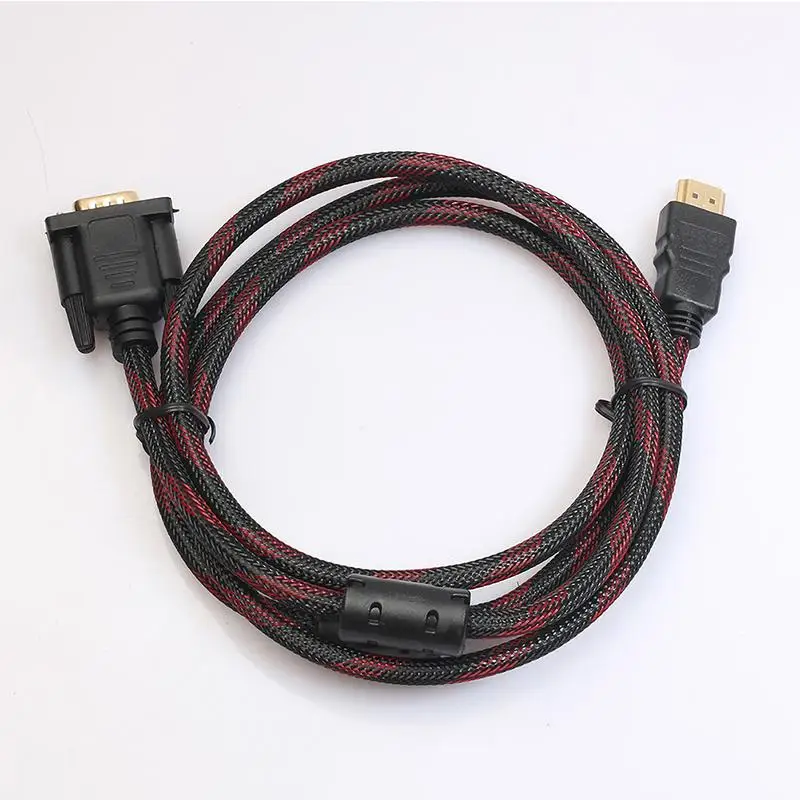 Кабель HDMI VGA 1 5 м кабель провод для настольного компьютера ноутбука планшета Full HD
