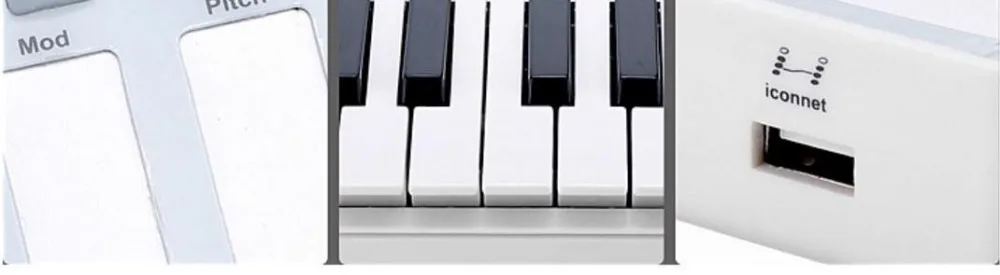 ICON ikey USB MIDI контроллер клавиатуры 25-note чувствительный к скорости синхронизатор действия
