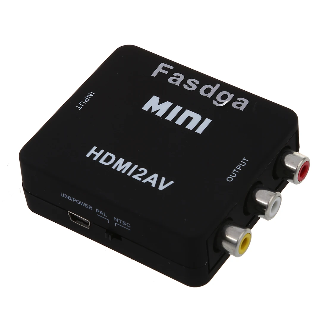 Fasdga MINI HDMI в 3RCA CVBS композитный видео AV адаптер конвертер ТВ PS3 VHS VCR DVD черный|mini hdmi|mini
