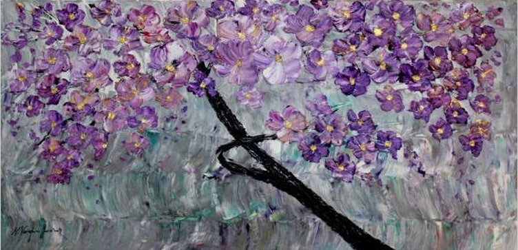 Горячая распродажа 100% рук вышитый ручная роспись нож oilpainting на холсте масляными