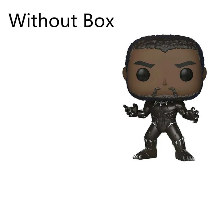 No Box FUNKO POP Marvel Мстители 3 Бесконечная война Человек-паук модель игрушки Raytheon фигурка Коллекционная детская игрушка - Цвет: No Box