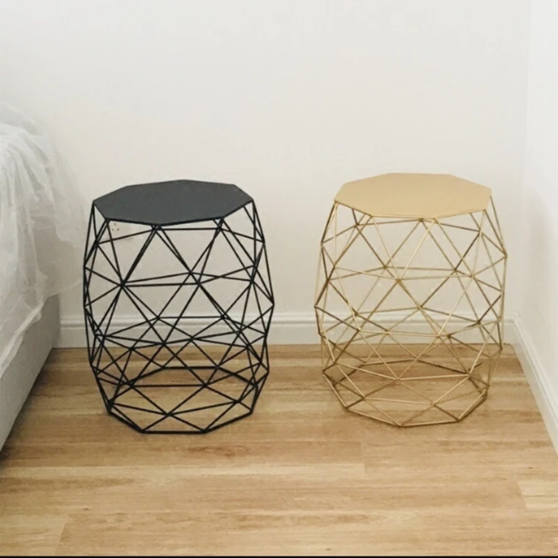Louis Fashion Coffee Tables Modern Nordic Golden Simple Living Room Sofa Small Apartment Balcony Originality |