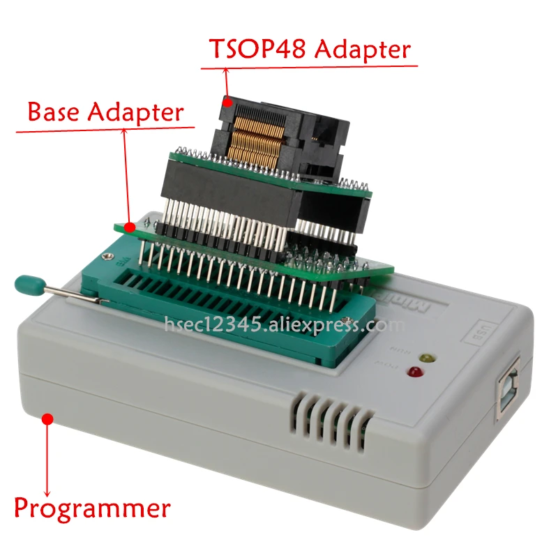 ANDK TSOP48 NAND адаптер только для xgecu minipro TL866II плюс программист для NAND флэш-чипы TSOP48 адаптер гнездо