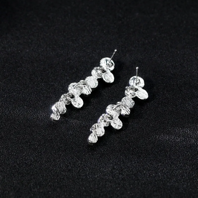 Роскошное Жемчужное ожерелье серьги набор украшений с золотым покрытием для