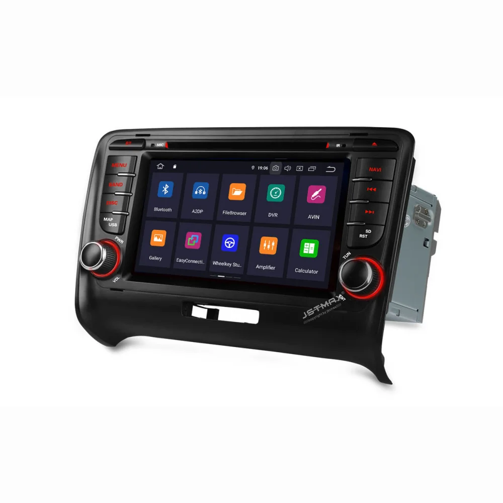 JSTMAX Android 9 0 автомобильный dvd радиоприемник мультимедийный плеер 4 Гб + 64 ГБ для Audi TT