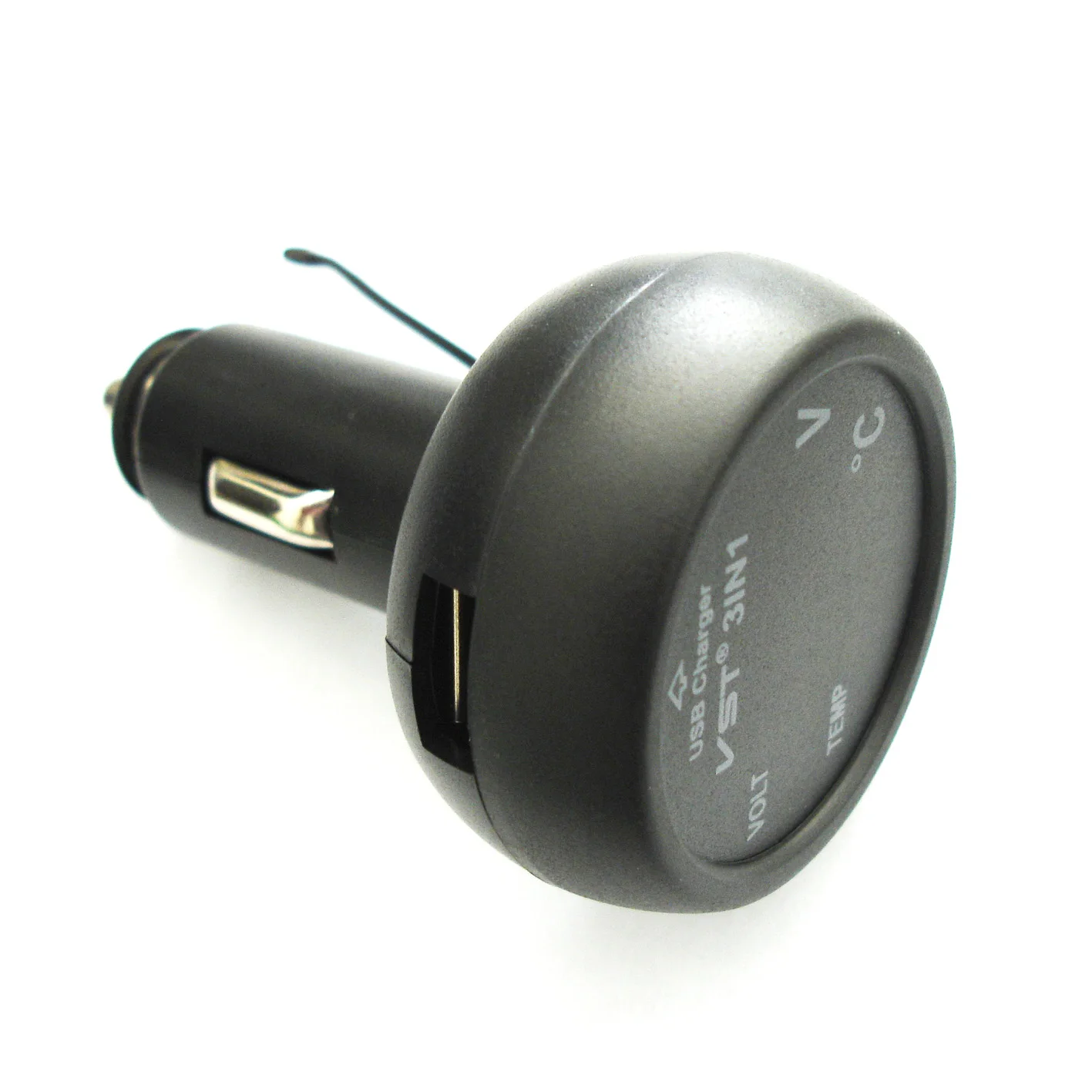 Цифровой вольтметр термометр зарядное устройство USB для прикуривателя 3 в 1 12 В 24 |