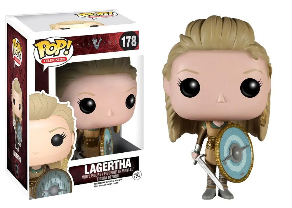 FUNKO POP Vikings LAGERTHA RAGNAR LOTHBROK виниловая Коллекция модели детских игрушек экшн Фигурка