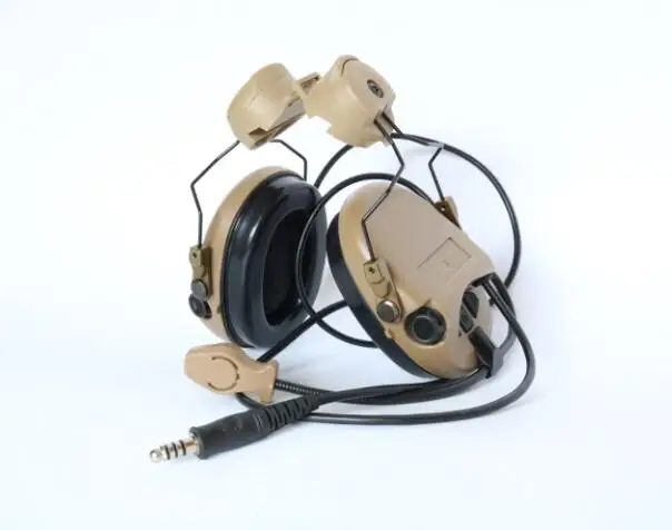 TAC-SKY SORDIN Helmet ARC Track Bracket Silicone Earmuff Version Noise-Cancelling Pickup Headset Tactical Walkie-Talkie Headset