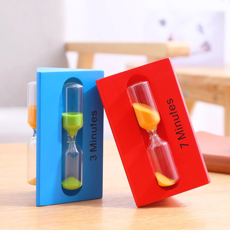 Песочные часы 3 минуты 5 минут деревянные песочные треугольные в 1 украшения для