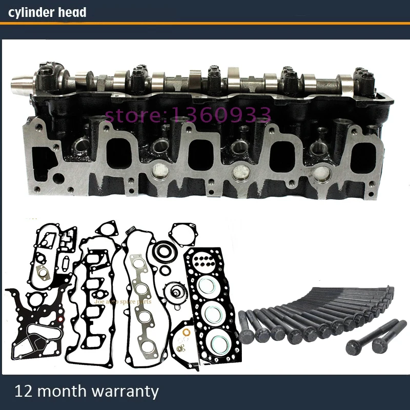 3L полный цилиндр головка в сборе для Toyota Hilux 4runner Toyota HiAce Land Cruiser Dyna 150 ToyoAce 2,8 D 8 V с полная прокладка болт