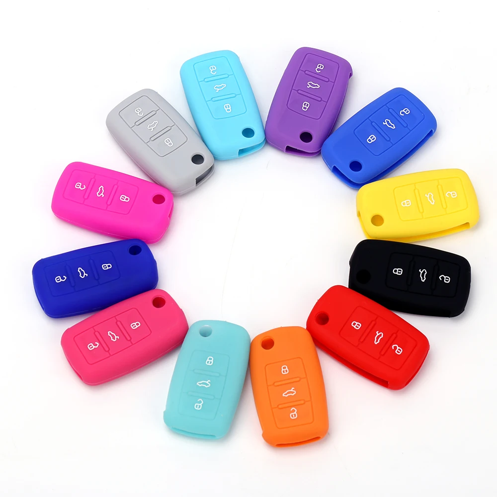 Новый дизайн силиконовый чехол для ключей от машины крышка с GTI GLI слова гольфа