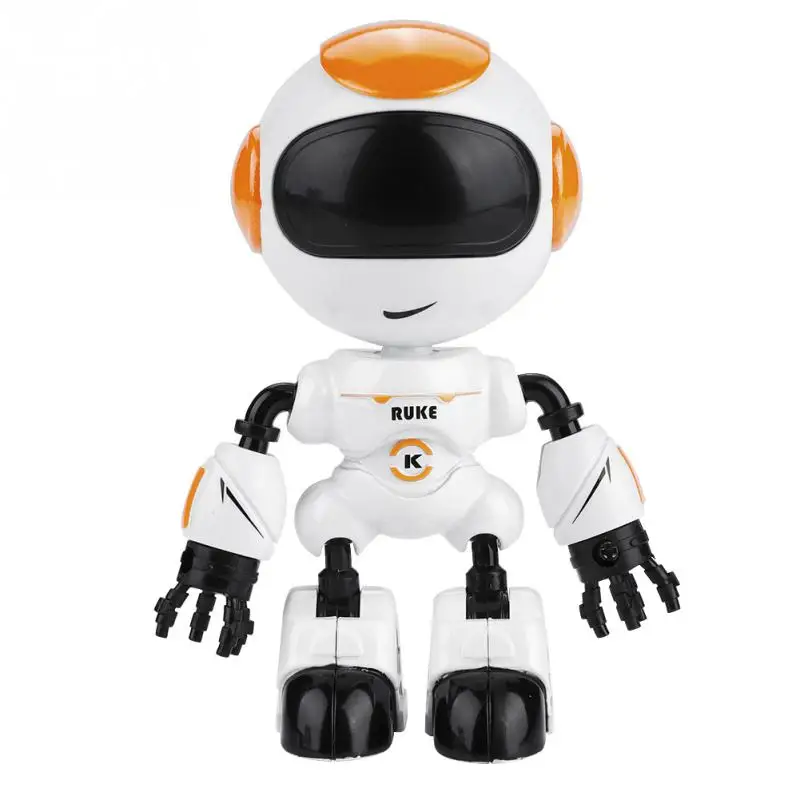 Цвет: желтый JJRC R8 RC робот Интеллектуальный робот Touch Управление DIY жест обсуждение Smart мини роботы тела жест Действие Модель игрушки для детей - Цвет: Цвет: желтый