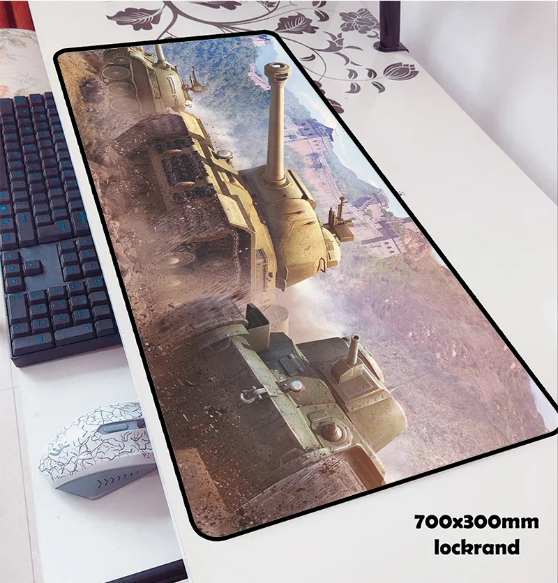 Коврик для мыши World of Tank 700x300x3 мм коврик ноутбук компьютерный игровой геймерский